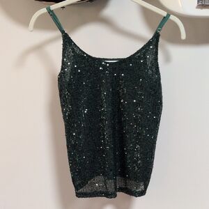 Grace & Lace Sparkling Emerald Cami